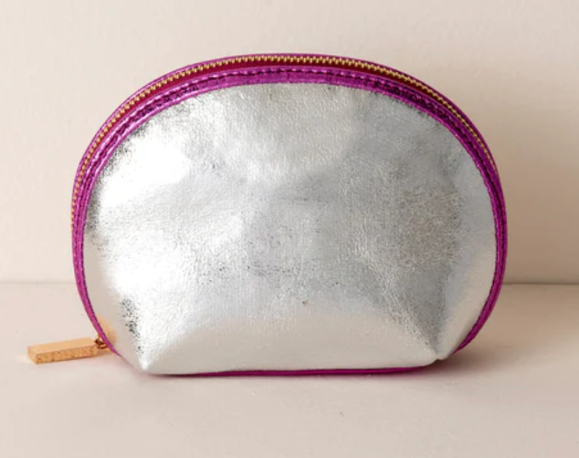Skyler Cosmetic Pouch - Silver