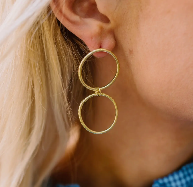 Audrey Gold Earring