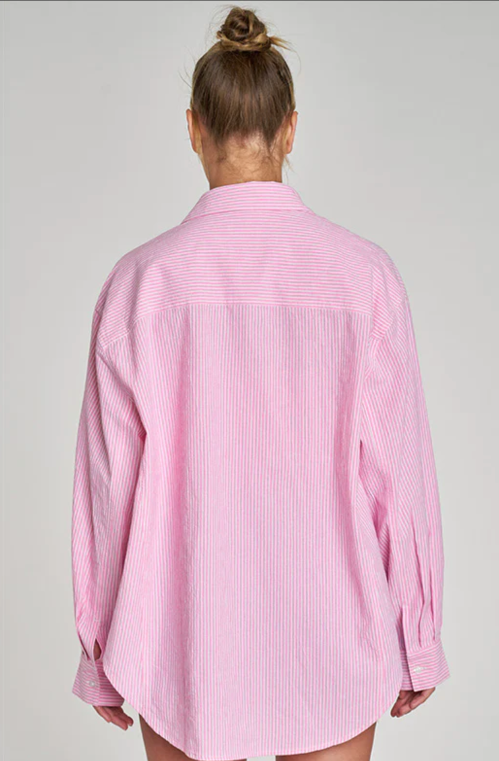 The Boyfriend Shirt (Pink) | Daze