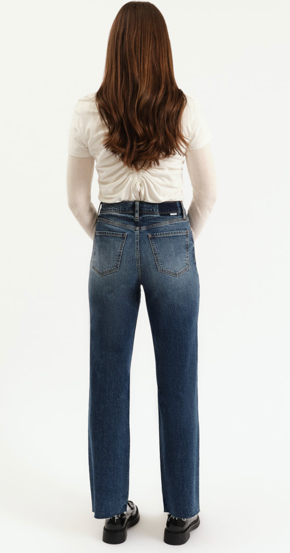 Sundaze High Rise Vintage Straight Jeans