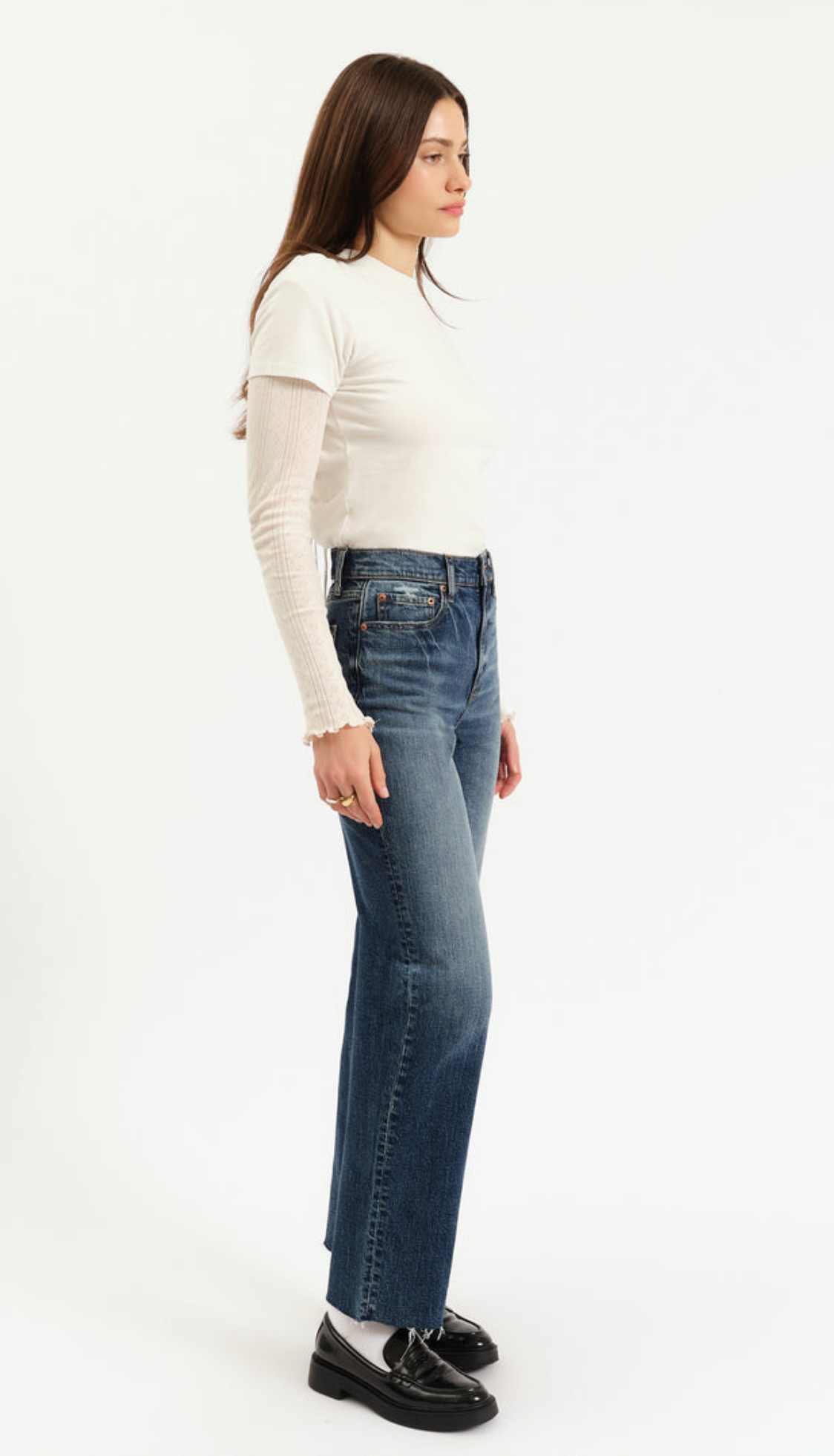 Sundaze High Rise Vintage Straight Jeans