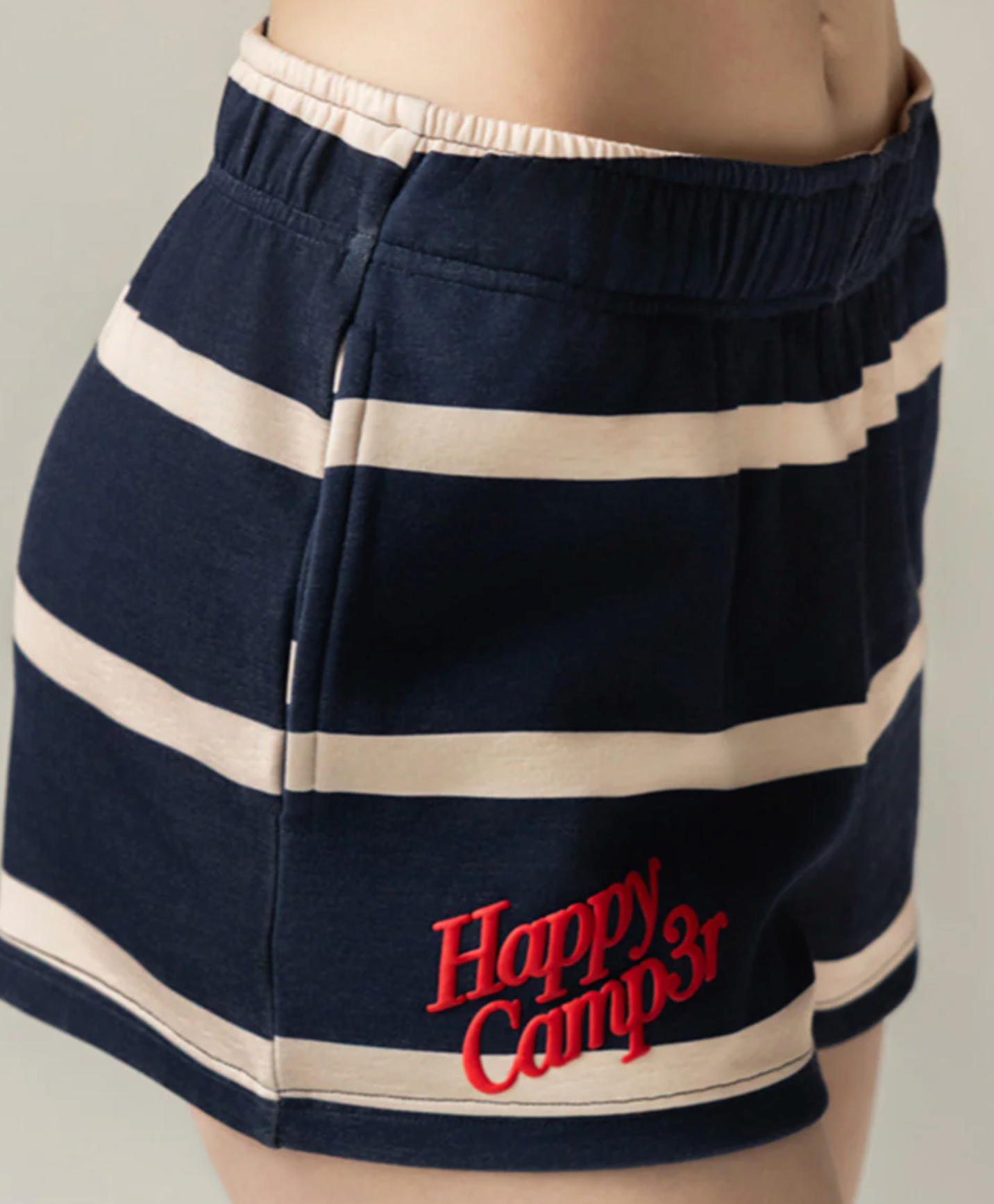 Navy Stripe Ellie Scuba Shorts