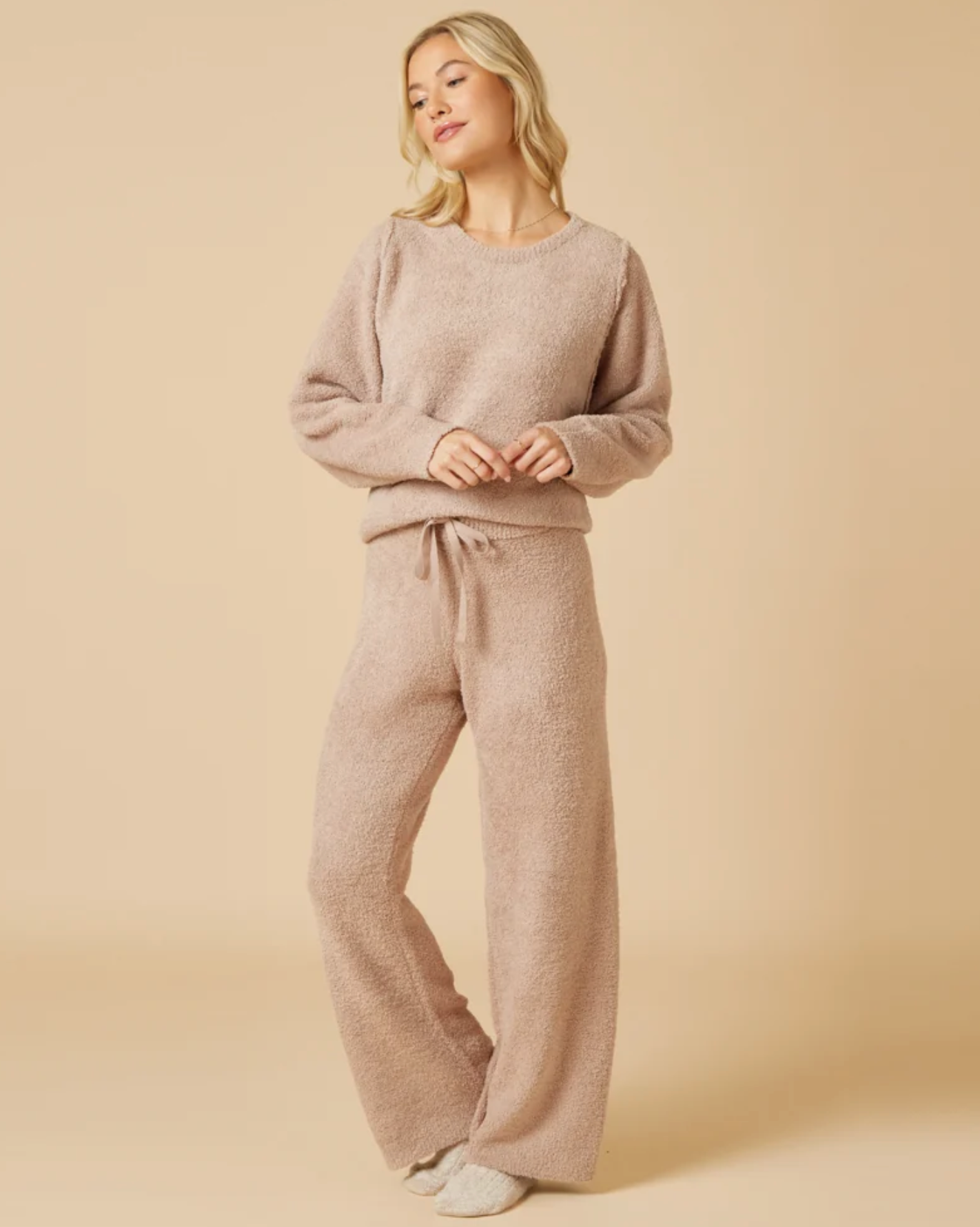 Coco Marshmallow Crew Neck Lounge Set