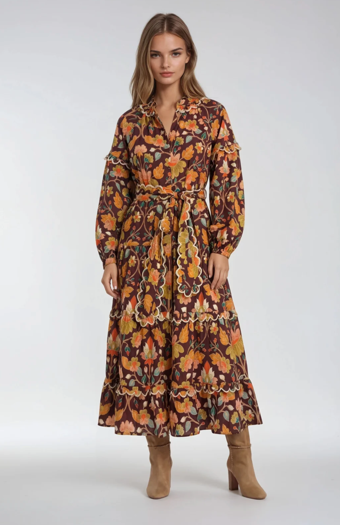 Amber Bloom Trana Maxi Dress