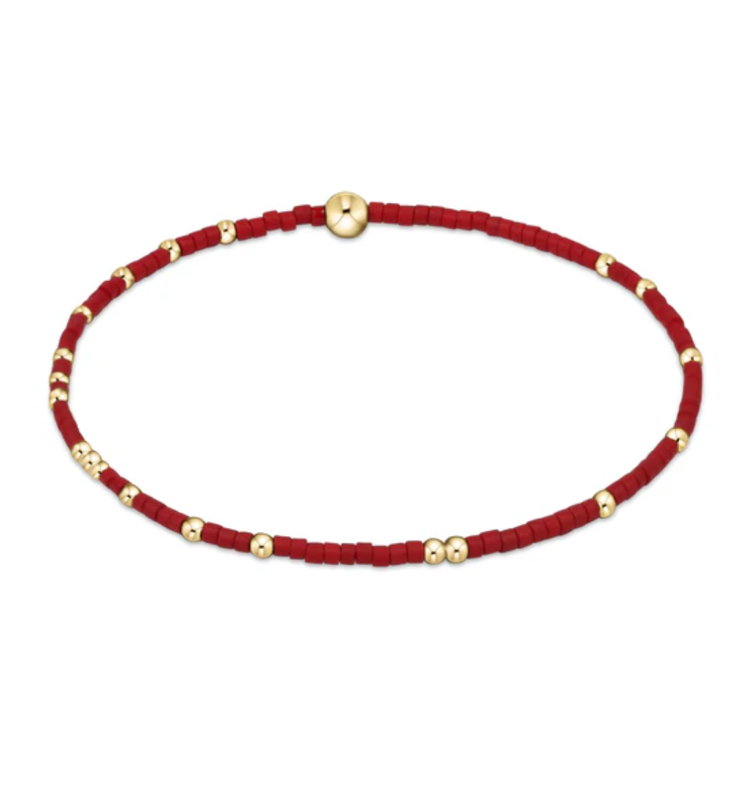 gameday hope unwritten bracelet - crimson