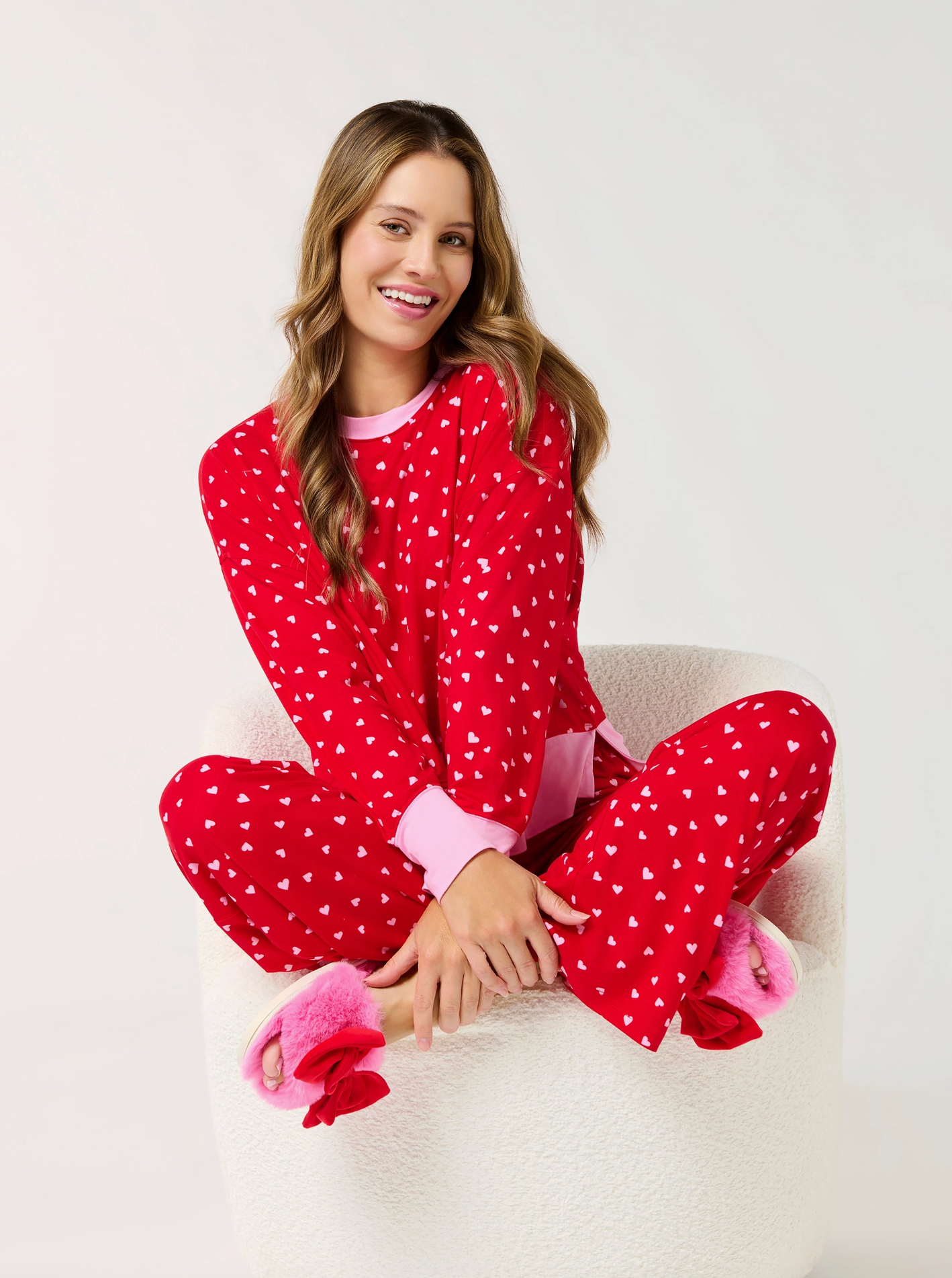 Mini Hearts Ultra-Soft Jersey Pj Set