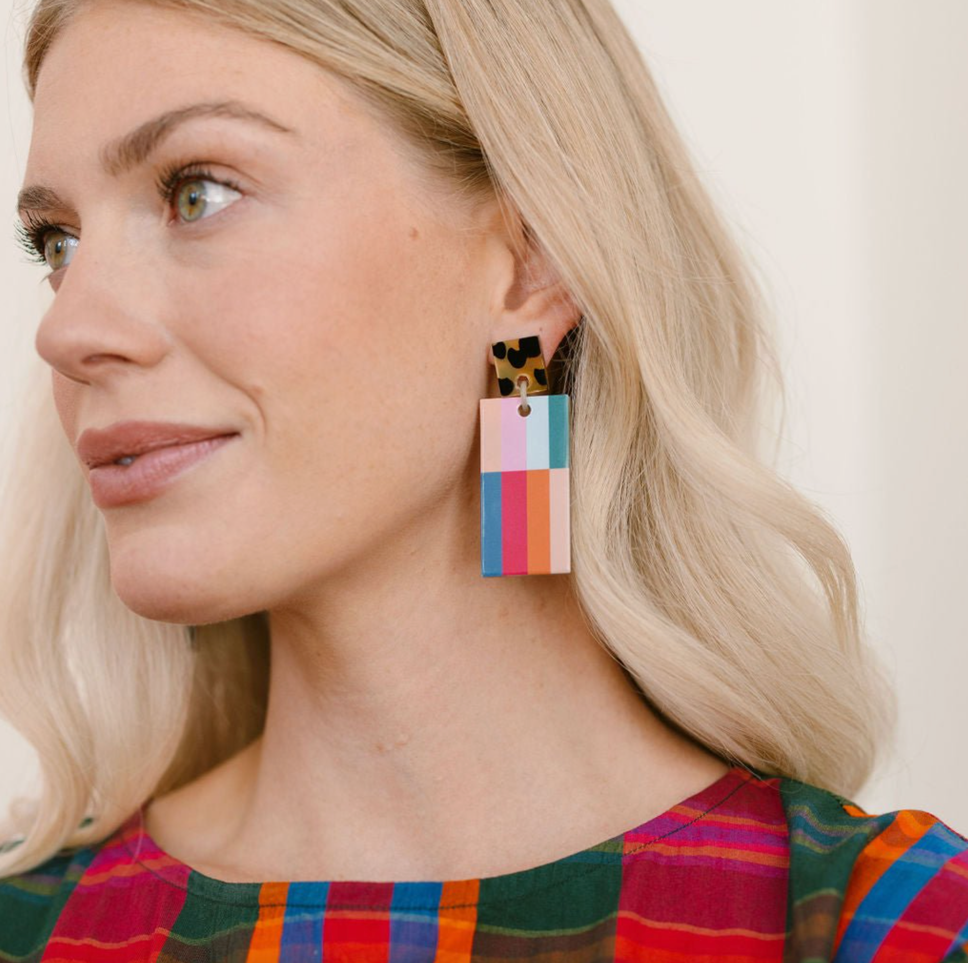 Cranberry Cabana Earrings