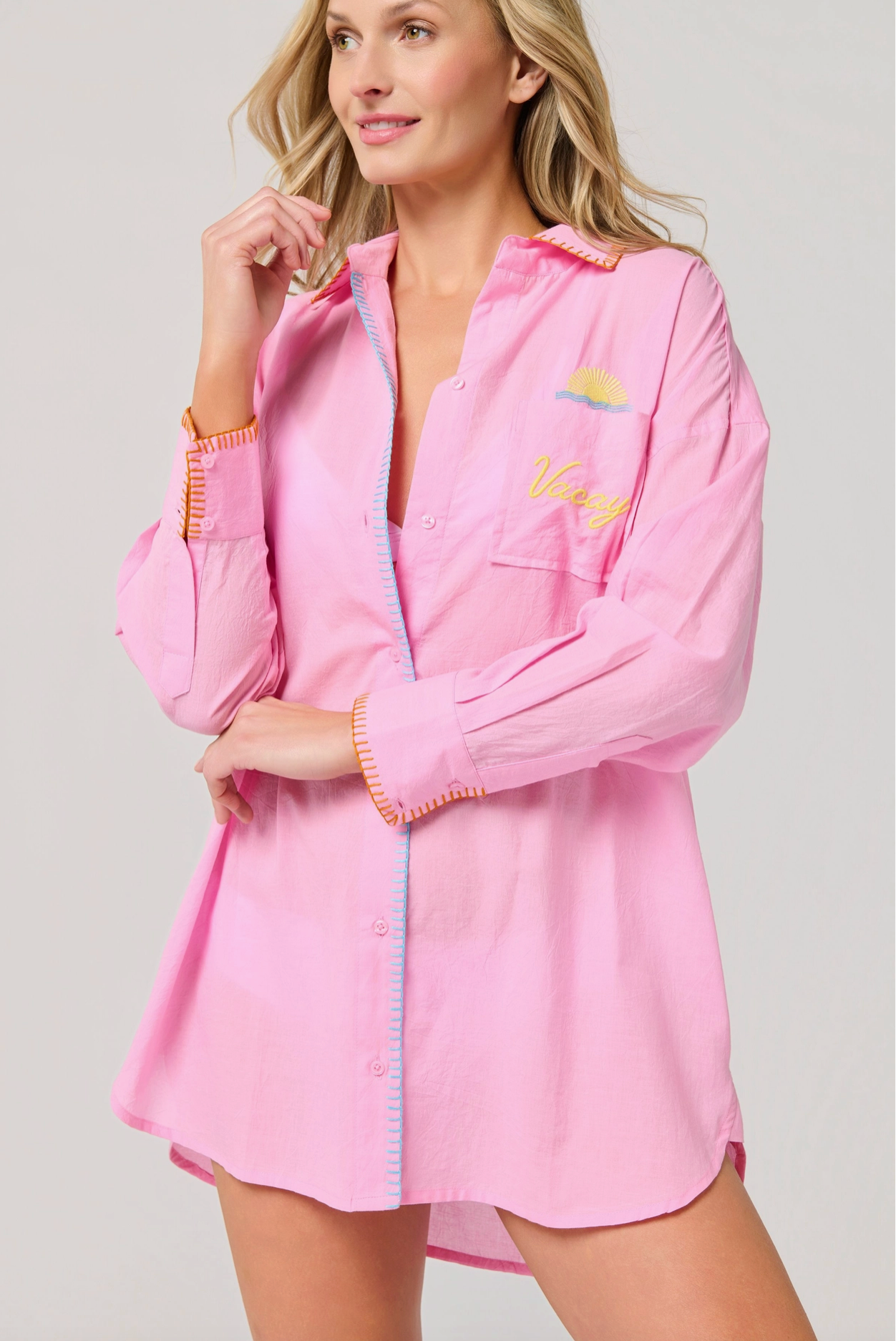 Vacay/Out of Office Cover-Up Shirt