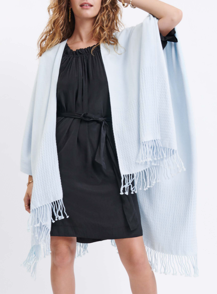 Kimono Travel Wrap- Sky