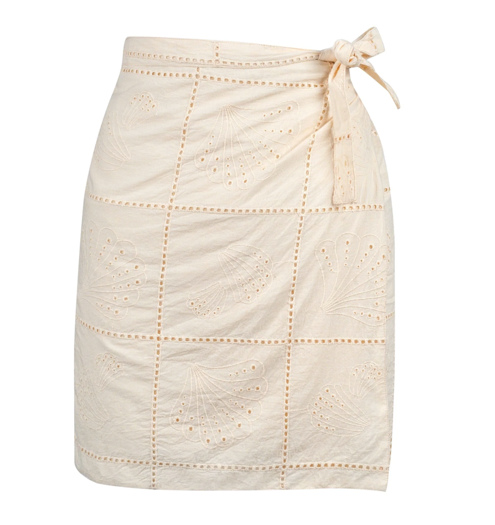 Ivory Shell Marina Sarong