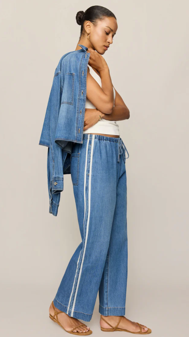 Dreamstate Sidelines Denim Track Pant