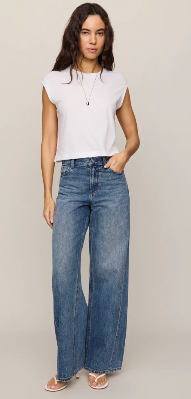 White Flex Sleeveless Tee