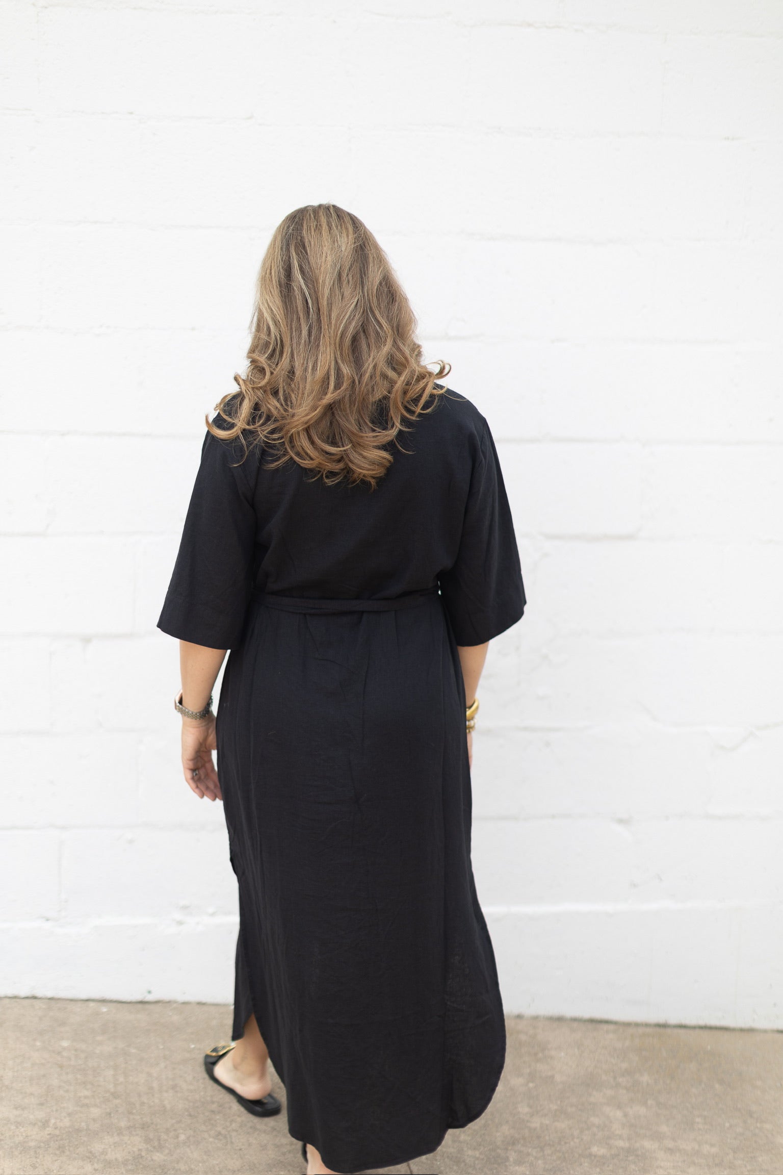 Brise Linen Midi Dress