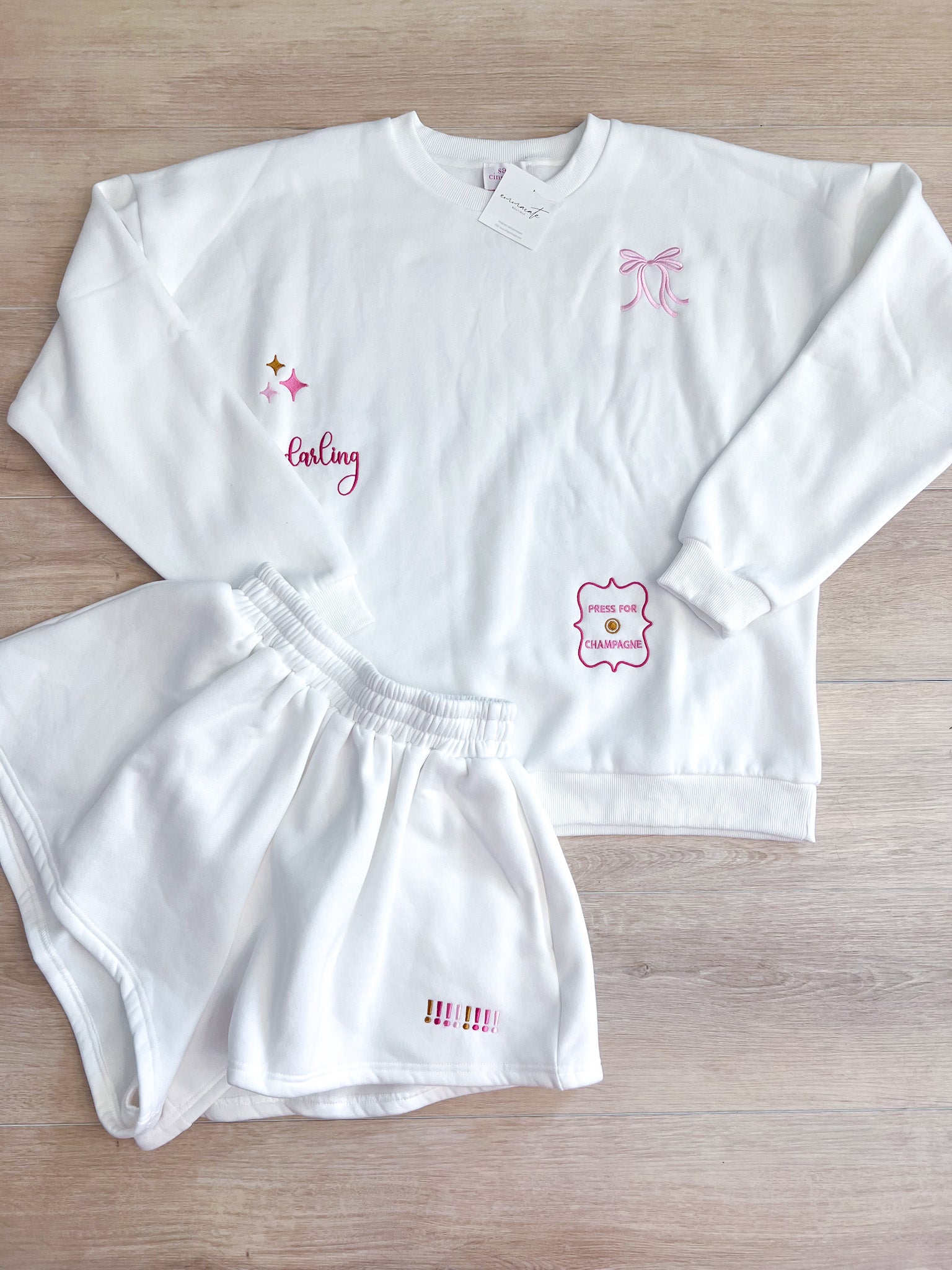 For The Girls Embroidered Sweatshirt