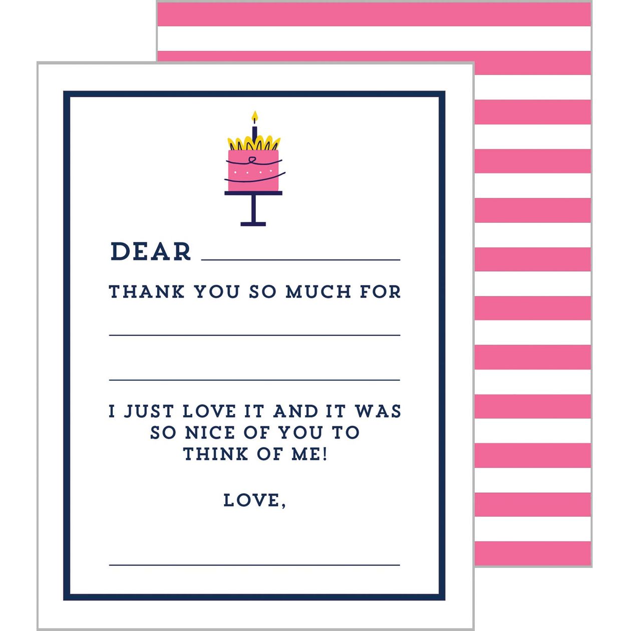 Fill In The Blank Notecards