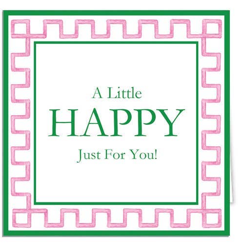 A Little Happy Just For You Card+Envelope