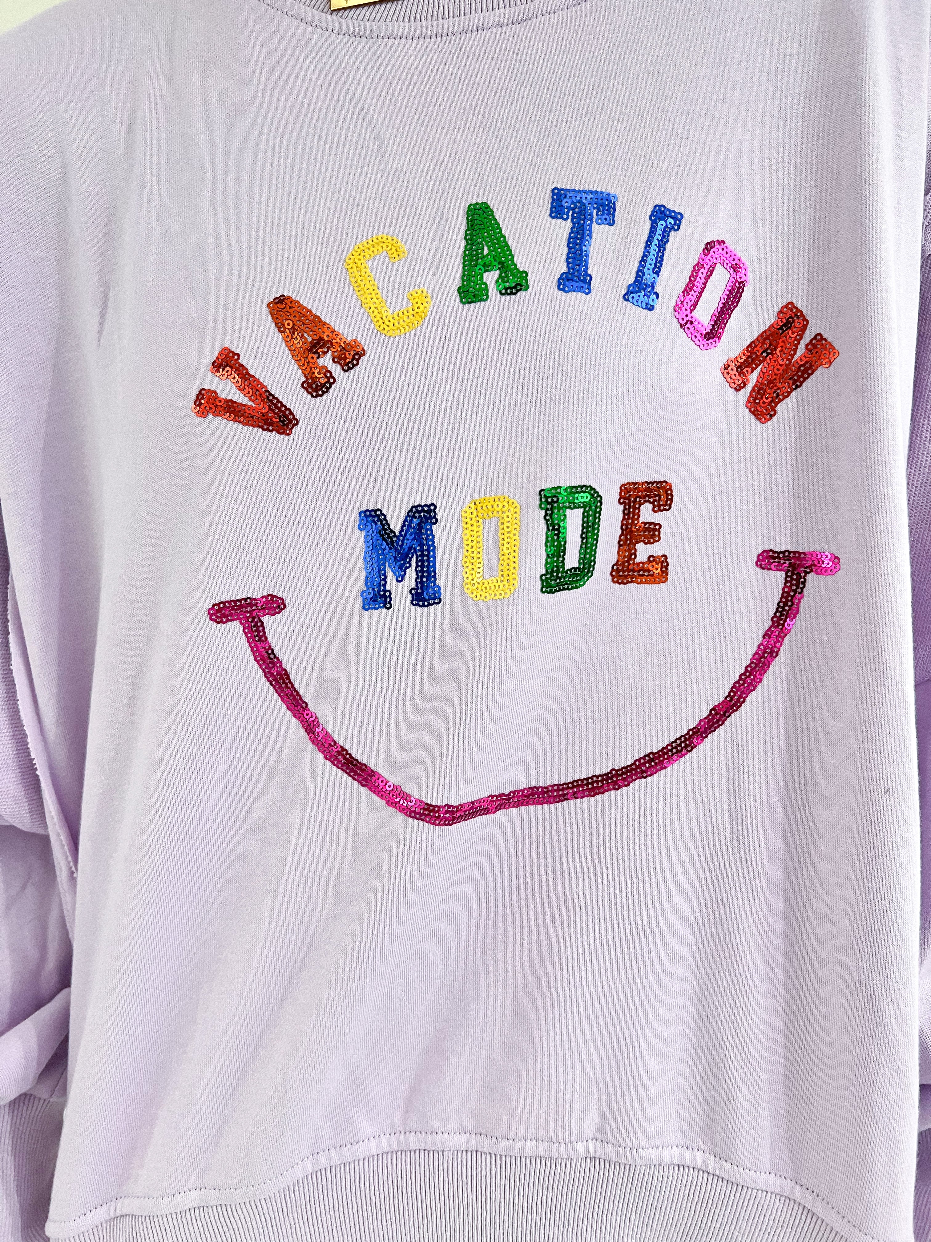 French Terry Vacation Mode Top