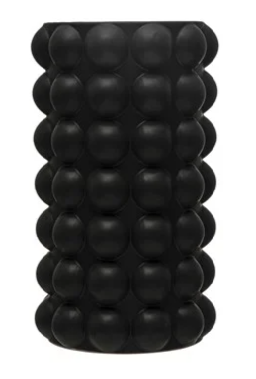 Large Stoneware Vase w/ Raised Dots