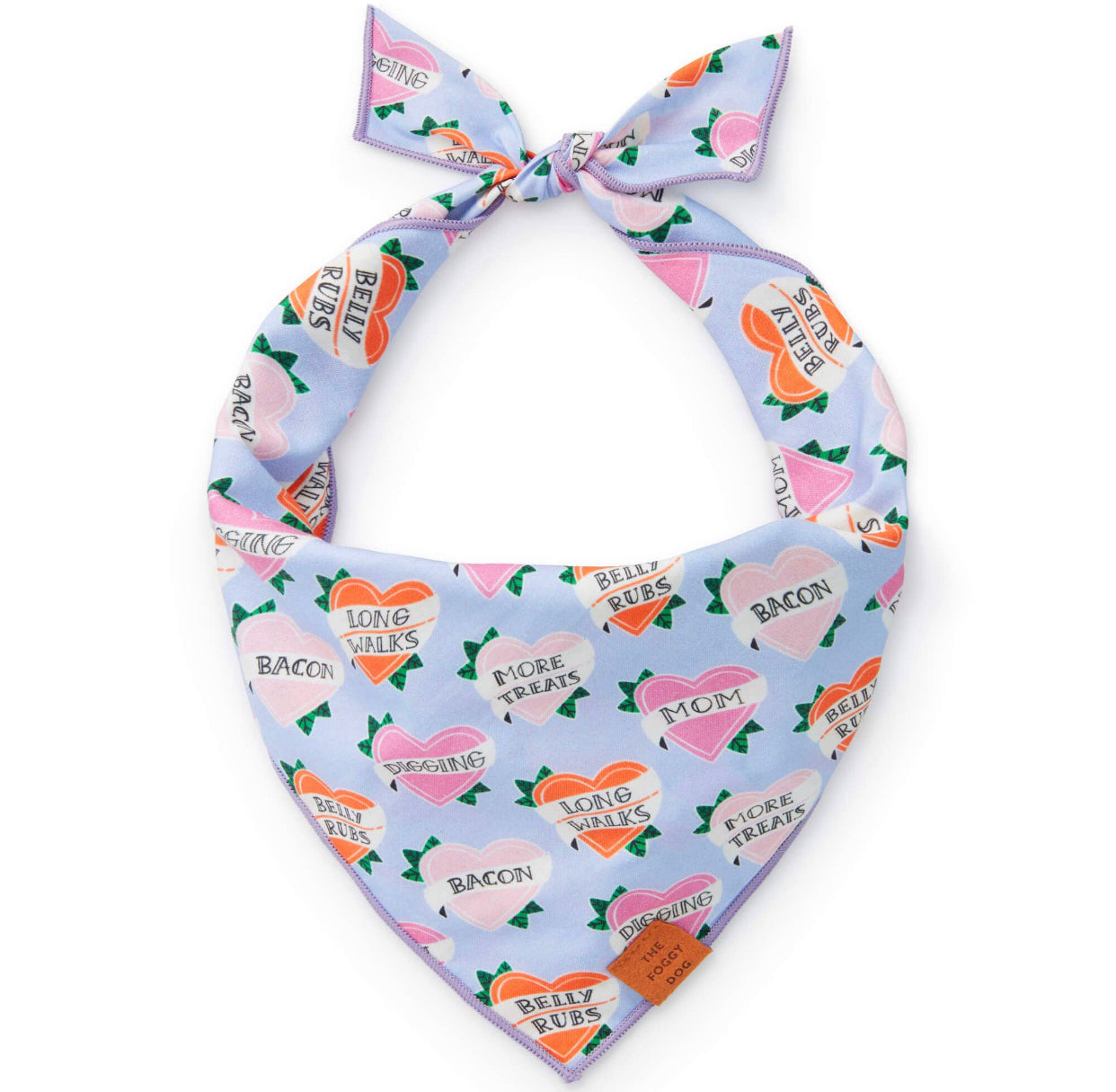 Love Language Dog Bandana