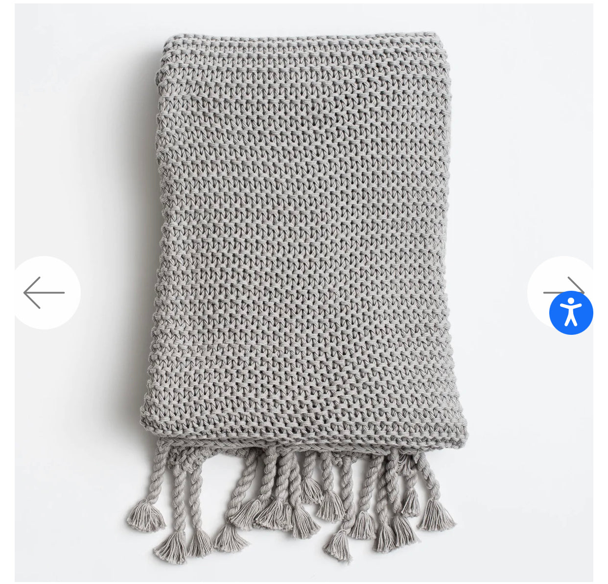 Zestt Comfy Knit Throw Gray