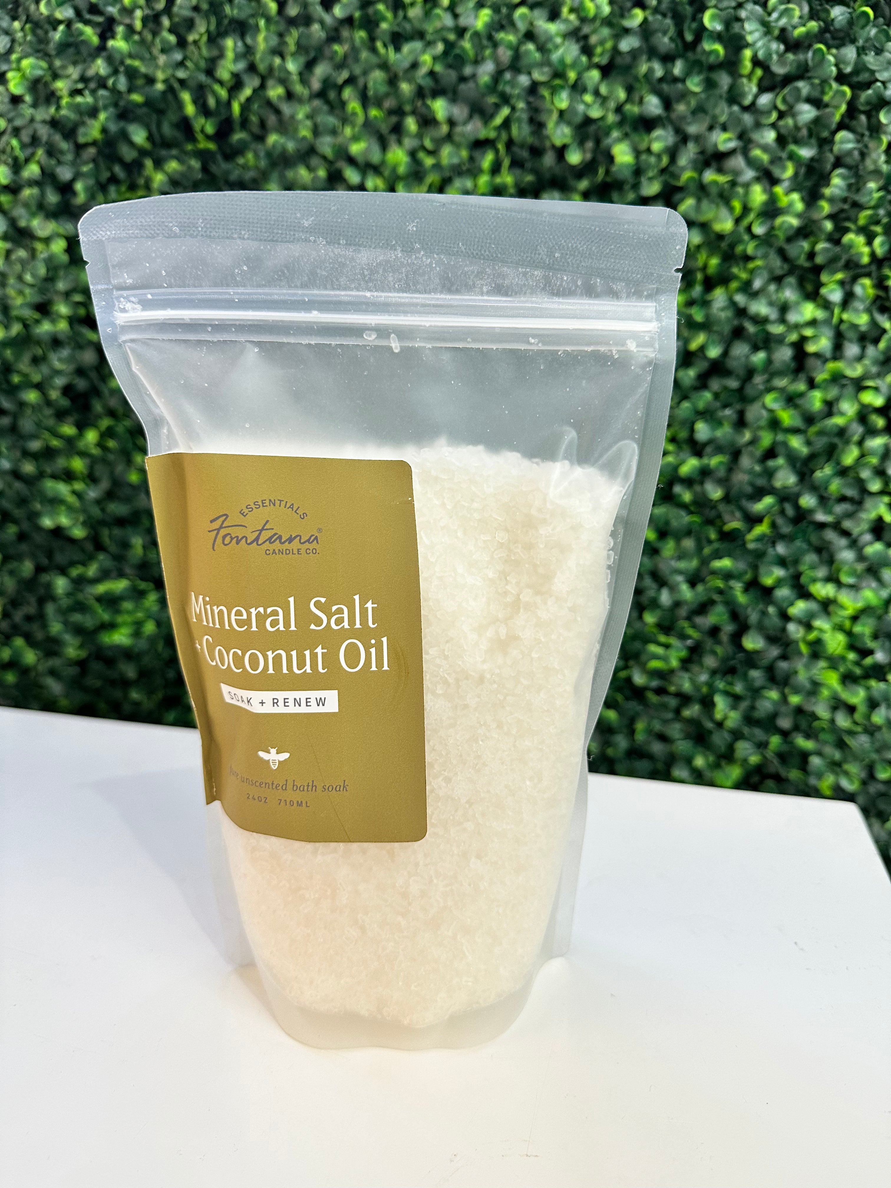 Mineral Salt & Coconut Oil Soak